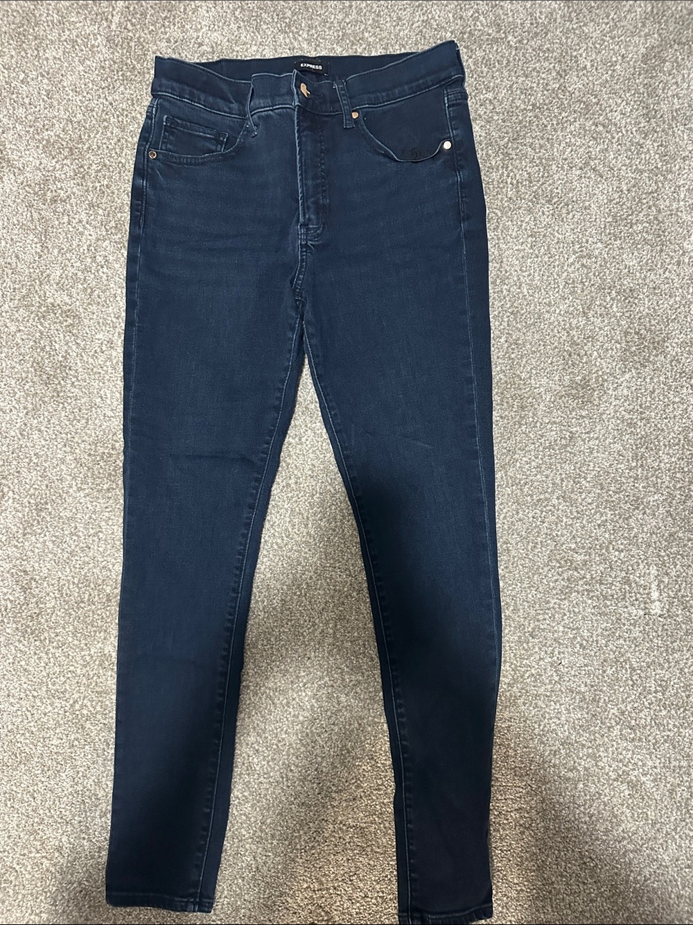 Dark Blue Women’s Mid-Rise Express jeans